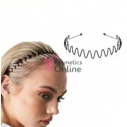 Bentita deosebita pentru par metalica Cod MTR01DD Neagra